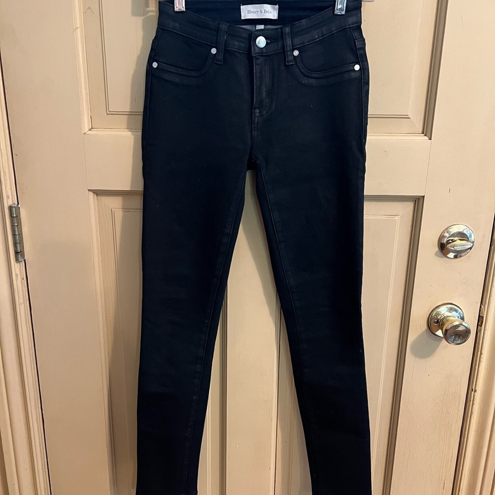 Henry & Belle Black Skinny Jeans